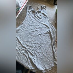 Love Pink Gray Tank Top